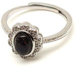 R. M. ékszer Lélekemelő pietersite ásvány gyűrű állítható 8x6mm (019250)