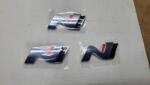 Hyundai Embléma Bélyegző "n" Első Grill Hyundai Új! Fólia