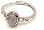 R. M. ékszer Nyugtató labradorit ásvány gyűrű állítható 7x5mm (019205)