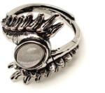 R. M. ékszer Egyensúlyt teremtő labradorit ásvány gyűrű állítható 8x5mm (019219)