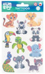 STARPAK Tetoválás matrica szett, állatfigurák, 10x17, 5cm, Sticker Boo (STK-540448) - perfectbaby