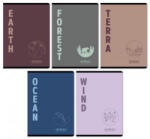 Herlitz tűzött füzet A/5, 32 lap sima, Terra, többféle (HRL-400200758)