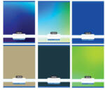 Nebulo Fiús tűzött füzet A/4, 32 lap, kockás, Monochrome és Gradient minták II. , Nebulo (ALI-NR-MGM-2-A4)