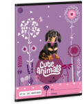 Ars Una Cuki állatok tűzött füzet A/5, 32 lap kockás, puppy, kutyás (ARS-53633699)