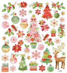 CCHOBBY Karácsonyi matrica, romantika, 15x17cm (CRC-28879) - perfectbaby