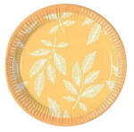 PROCOS Levél Orange Leaves papírtányér 8 db-os 20 cm (PNN95210)