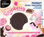DERFORM Illatos napló radírral és ceruzával, Raspberry, Kidea (DFM-PPAMKKA)
