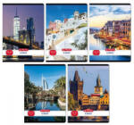 Herlitz tűzött füzet A/5, 32 lap sima, City, többféle (HRL-400200757)