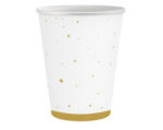  Arany Gold Celebrate papír pohár 6 db-os 250 ml (MLG166514)