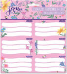 Ars Una Fleur füzetcímke 18 db, rózsaszín, virágos (ARS-53833662)