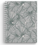 KARTON P+P Spirál füzet A/5, vonalas, Soft Monstera, leveles (KPP-8-843)
