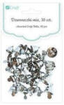 DP CRAFT Harangok, fűzhető, 30 db/csomag, 6-10mm-es, ezüst színű (DPC-DPME-001)