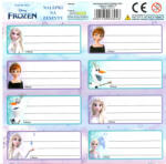 DERFORM Jégvarázs füzetcímke 8 db/ív, többféle (DFM-NNZKL)