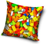 Carbotex Lego mintázatú Bricks párnahuzat 40x40 cm Velúr (CBX570825) - perfectbaby