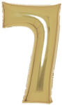 AMSCAN Arany White Gold 7-es szám fólia lufi 88 cm (DPA9915185) - perfectbaby