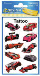 AVERY Tetoválás matrica szett, piros versenyautók, 7, 5x12cm (FZF-56764) - perfectbaby