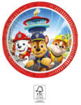 PROCOS Mancs Őrjárat Rescue Heroes papírtányér 8 db-os 20 cm FSC (PNN95596)