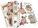  Kapibara spirál notesz, füzet, A/5, vonalas, többféle változat (KFC-CAPY-A5-SN)