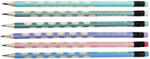  Grafitceruza HB, radírral, Yalong YL211376, ergonomikus, háromszög test (KNC-189605)