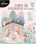 DERFORM Kreatív 3D játékház figurákkal és matricákkal, Kidea (DFM-KDOKKA)