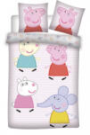 Brandmac Peppa malac Little Friends gyerek, ovis ágyneműhuzat 100×135cm, 40×60 cm (BRM008281)