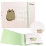 St. Majewski Pusheen cicás spirál notesz kemény tartóban, 15x19cm, Majewski (661853) (STK-534541)