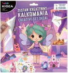 DERFORM Kreatív képkészítő készlet transzferfóliával, tündéres, Kidea (DFM-NTKDKA)