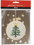 CChobby Mini karácsonyi kreatív szett, hímzőszett, karácsonyfa (CRC-977488)