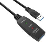 VCOM USB 3.0 AM / AF Active Extension Cable 5M Black - CU827A-5.0m (CU827A-5.0m)