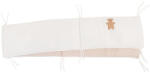 Childhome Protectie patut Childhome 35x340 cm, Jerse Muselina Teddy (CH-CCPPJMTB) - caruciorcopii