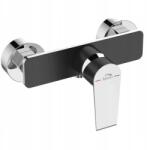 Laveo Largo egykaros fali kád- és zuhanycsaptelep Laveo fekete (LARGO BAH_740D)