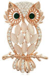  Arany Színű Strasszos Bagoly Bross Kitűző
