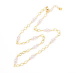  Arany Színű Szintetikus Kagyló Gyöngy Nyaklánc