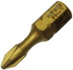 ASW Накрайник бит PH Philips кръстат с покритие, торсионен Wekador - PH 1, 25 mm, 1/4 inch - 031590 (1000031590)