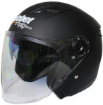 Roy Casca moto semi-integrala cu ochelari pentru adulti, Safebet HF-223, culoare negru, marime L (ROY10394)