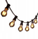 Amled Professzionális fényfüzér kertbe, teraszra, erkélyre A60 Plain Smoke (AM-GIR-PS-A60)