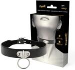 Стилен чокър с метална халка - Desire Choker Fetish Black (D-226912)
