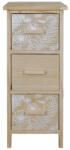 AdTrend Comoda lemn natur alb 26 x 32 x 62 cm (120260) Comoda
