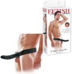  Пенис колан с кухо дилдо, 20, 3см. - Hollow Strap-on Black (PIPE336023)