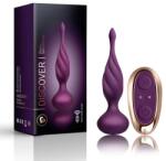  Вибриращ анален плъг, елегантно откритие - 13, 2см. - Discover Purple (ROCKS00367)