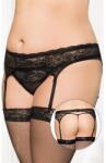  Сет, жартиерен колан и прашки - Garterbelt 3305 Black M/L (SLC0330517)