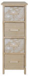 AdTrend Comoda lemn natur alb 26 x 32 x 80 cm (120261) Comoda