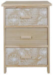 AdTrend Comoda lemn natur alb 40 x 29 x 58 cm (120263) Comoda