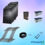 Q Cells Sistem fotovoltaic OFF-GRID autoconsum 10 kWh pe zi, putere instalata 2.8 kWp (off-grid 10 kW/zi)