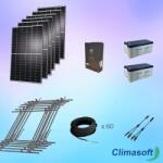 Q Cells Sistem fotovoltaic OFF-GRID autoconsum 7.5 kWh pe zi, putere instalata 2.1 kWp (off-grid 7.5 kW/zi)