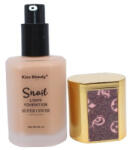 Kiss Beauty Fond de ten cu extract de melc si acoperire, Kiss Beauty, Snail, Super Cover, 332, 45 ml