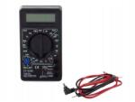 Dodaco Multimetru digital DT-830B, cu ecran LCD, sonde de test incluse, alimentare 9V, negru , aparat profesional de masurare electrica