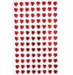Czakos Öntapadós Kristály Szívek piros 8mm 104 db (623706)