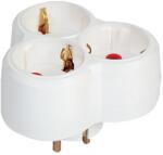 Mutlusan Electric Triplu stecher 3x Schuko 16A 3500W alb/rosu 001 170 033002 00 00 Mutlusan electric (001 170 033002 00 00) - habo