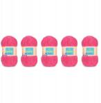 Nako Panda 3100 Sötét Rózsaszín 5 x csomag (100gr/120mt) (3100)